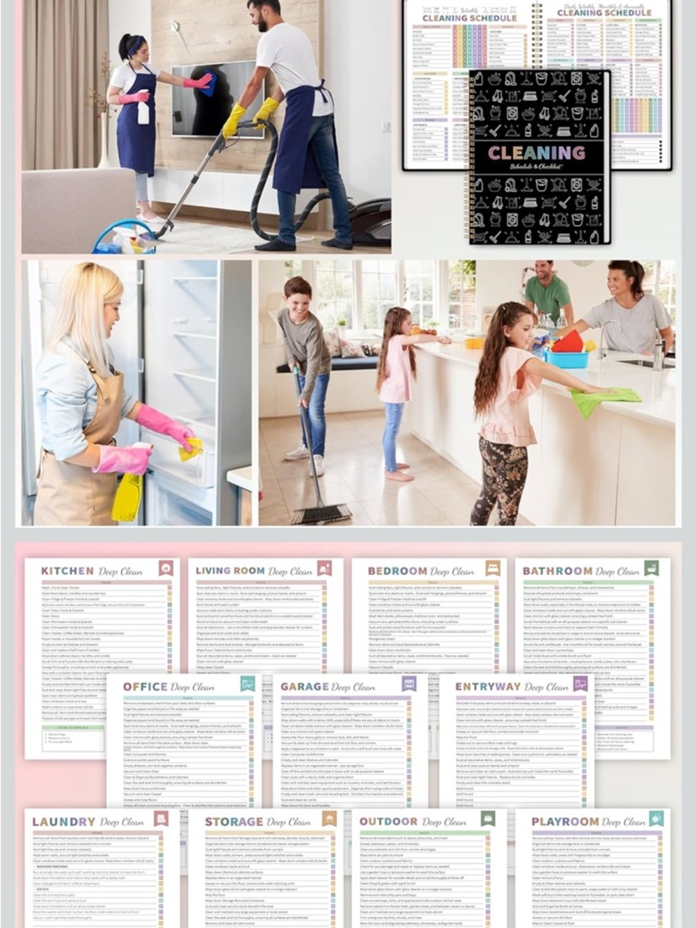 ADHD Cleaning Schedule & Checklist Notebook - Picture 8 of 8